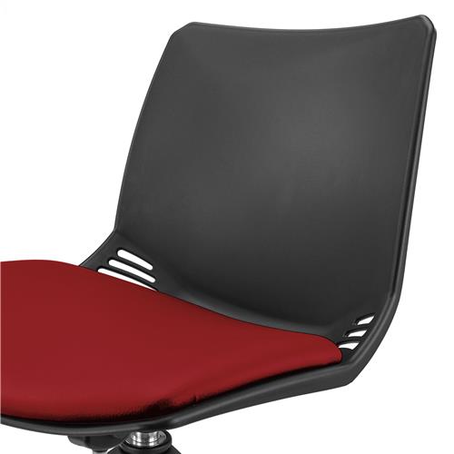 REACONDICIONADO Silla De Confidente SUVA Color Rojo Ofisillas Es