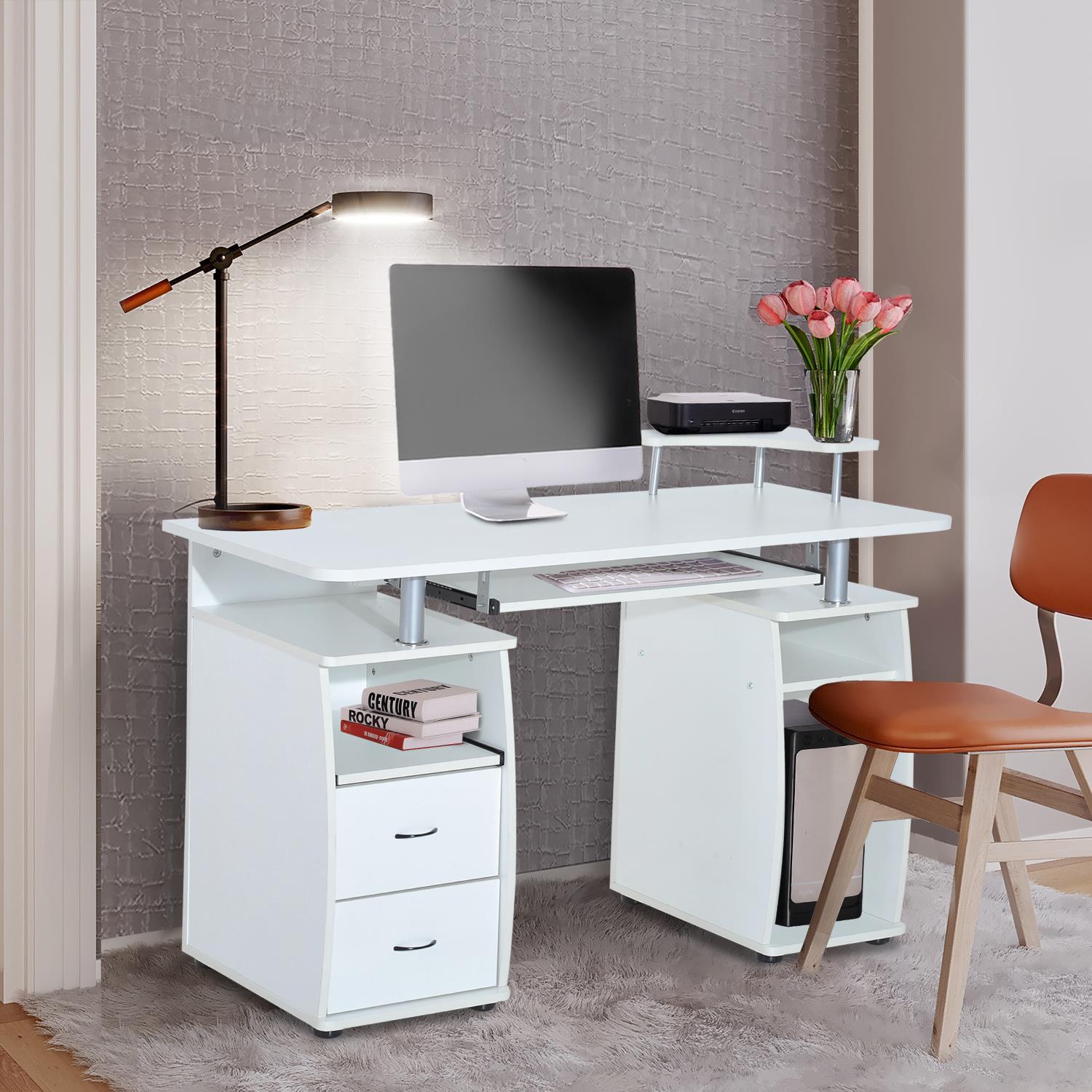 mesa escritorio para ordenador de color cerezo, - Acquista Oggetti di  seconda mano per la casa e la decorazione su todocoleccion