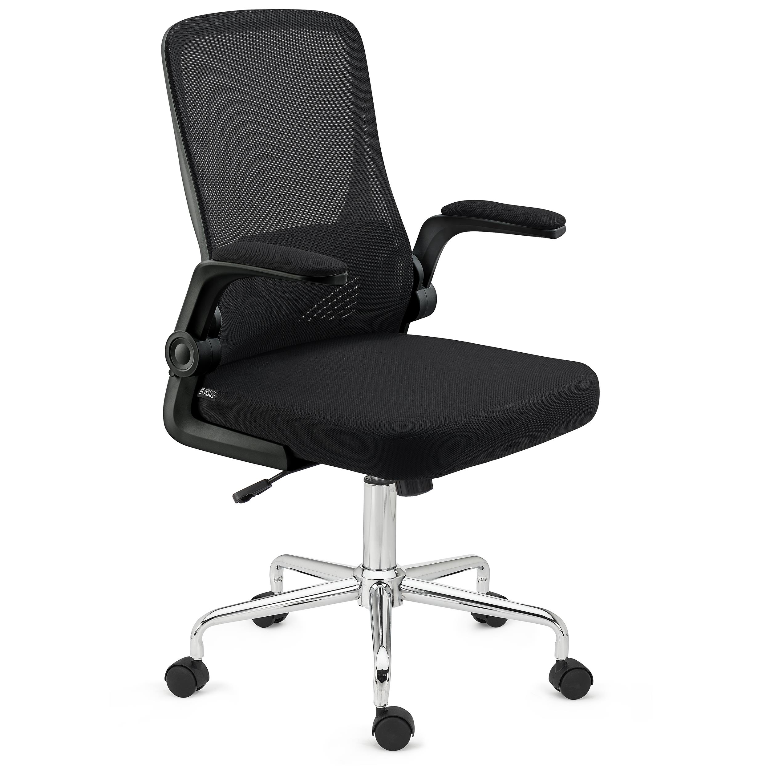Silla de oficina, silla de oficina ergonómica con soporte lumbar,  reposacabezas 3D y brazos abatibles, sillas de escritorio para oficina en  casa