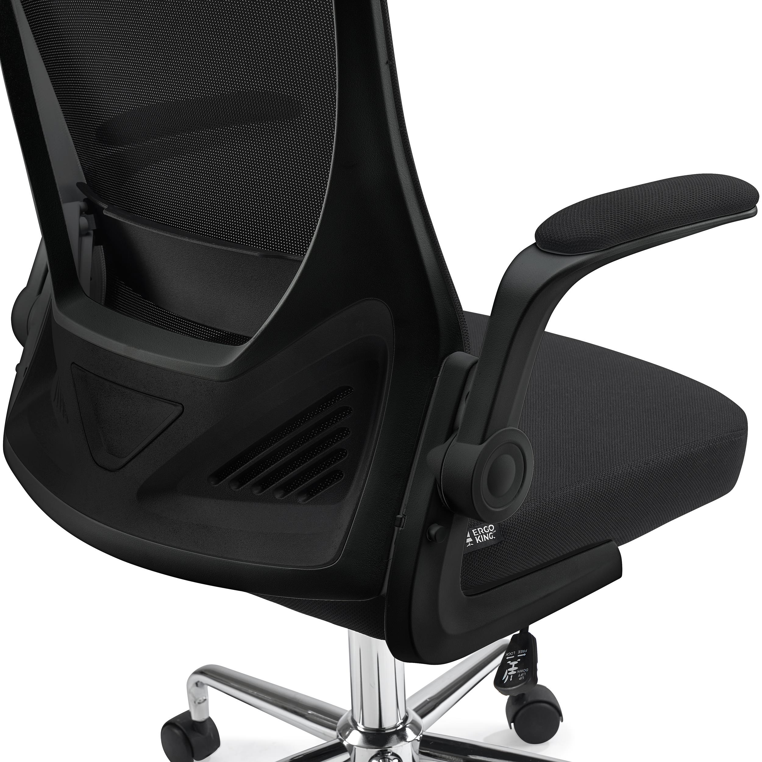  UDHSV Silla de escritorio plegable para espacios pequeños,  sillas de escritorio plegables con asientos y ruedas acolchados, silla de escritorio  plegable cómoda, silla de escritorio plegable cómoda, color negro : Hogar